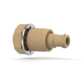 Upchurch Scientific Quick Stop Luer Bulkhead Check Valve, PEEK, Single - P-699 - Click Image to Close